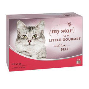 My Star Mousse Gourmet 4 x 3 ks (12 x 85 g) - hovězí s tymiánem