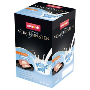 Animonda vom Feinsten Adult Milkies 36 x 100 g - s drůbežím a smetanovým jádrem