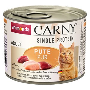 Animonda Carny Single Protein Adult 24 x 200 g - čistě krůtí