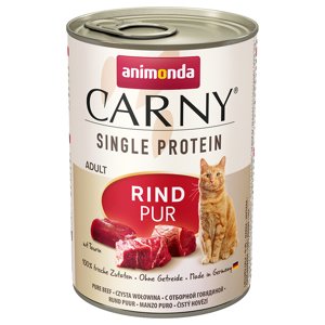 animonda Carny Single Protein Adult 24 ks (24 x 400 g) - čistě hovězí