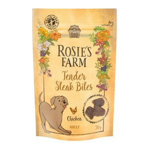 Rosie's Farm Snacks "Tender Steak Bites" kuřecí - 5 x 70 g