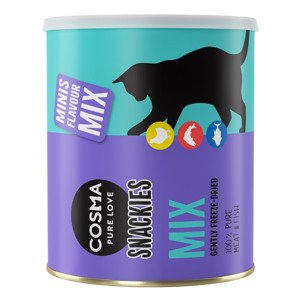 Výhodné balení Cosma Snackies Minis   - 3 x mix: kuřecí, tuňák, losos (390 g)