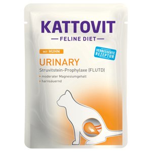 Kattovit Feline Urinary Pouch 85 g - 24 x 85 g kuřecí