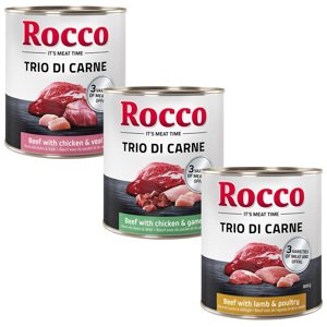 Rocco Classic Trio di Carne - 24 x 800 g - mix (3 druhy)