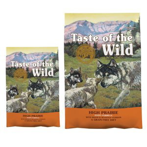 Taste of the Wild granule, 12,2 + 2 kg zdarma! - High Prairie Puppy