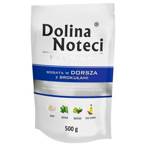 Dolina Noteci Premium Pouches 10 x 500 g - treska s brokolicí