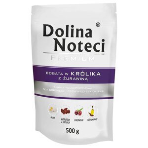 Dolina Noteci Premium Pouches 10 x 500 g - králičí s brusinkami