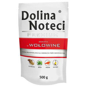 Dolina Noteci Premium Pouches 10 x 500 g - hovězí