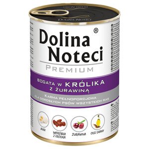 Dolina Noteci Premium 24 x 400 g - králičí s brusinkami