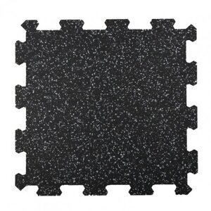 Stronggear Fitness puzzle podlaha 50 x 50 cm, 20, 15, 16 a 10 mm Barva: Černá s příměsí červené, Velikost: 485x485x15 mm