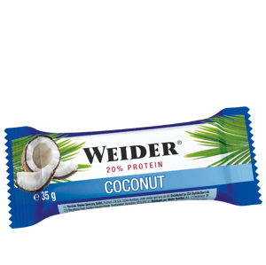 EXP 2/2024 Weider 21% Protein Bar 35g Coconut proteinová tyčinka s kousky kokosu Varianta: coconut