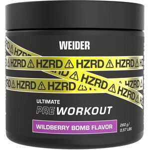 EXP 07/2024 Weider HZRD Ultimate PreWORKOUT, 260g, prášková forma silně stimulační a vasodilatační předtréninková směs Varianta: orange