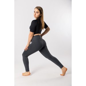 GoldBee Legíny Push-Up Grey Barva: Šedá, Velikost: XL