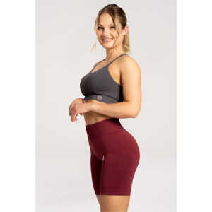 Gym Glamour Biker Kraťásky Basic Bordo Barva: Vínová, Velikost: XS