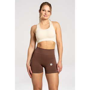 Gym Glamour Kraťásky Basic Brown Barva: Hnědá, Velikost: M