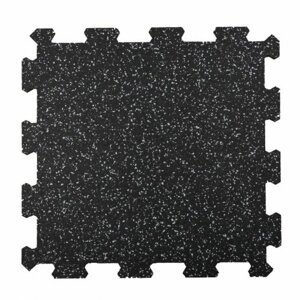 Stronggear Fitness puzzle podlaha 50 x 50 cm, 20, 15, 16 a 10 mm Barva: Černá s příměsí červené, Velikost: 500 x 500 x 20 mm