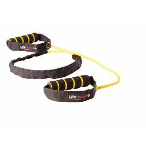 Lifemaxx Posilovací gumy s madlem LMX1170 Barva: Žlutá - nejnižší zátěž