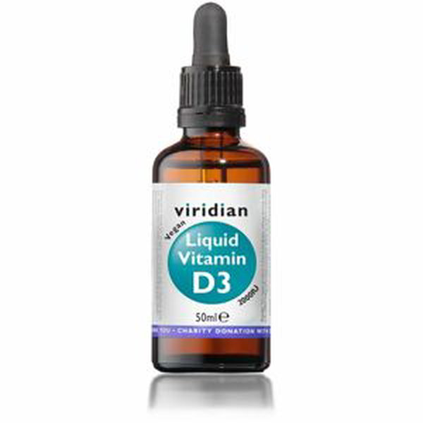 Liquid Vitamin D3 2000iu 50 ml - Viridian