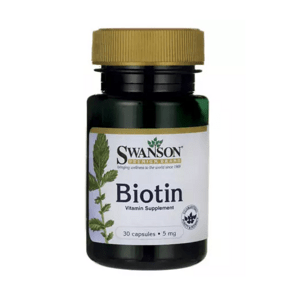 Biotin 30 kapslí 5 mg - Swanson