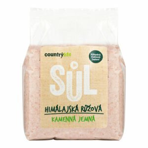 Sůl himálajská růžová jemná 1 kg COUNTRY LIFE
