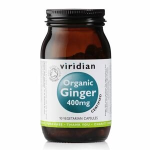 Ginger 400mg 90 kapslí Organic (Zázvor) - Viridian