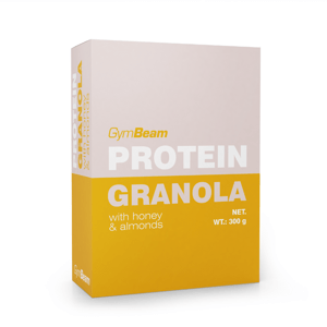 Proteinová granola s medem a mandlemi - GymBeam - EXP 8/22