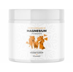 BrainMax Performance Magnesium Powder Pomeranč (hořčík bisglycinát), 450 g