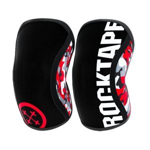 RockTape ASSASSIN návleky na kolena – červené maskáče Velikost: L, Tloušťka: 7 mm