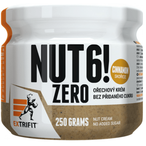 Extrifit Nut 6! Zero EXP: 7/10/22 Množství: 250 g, Příchuť: Skořice