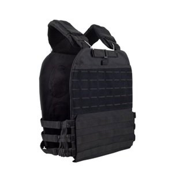 Stronggear Zátěžová vesta Tactical Weight Vest - černá Hmotnost: 2x 3,9kg