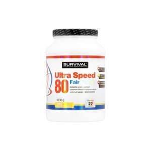 Survival Ultra Speed 80 Fair Power - EXP 24/07/2022 Množství: 2000 g, Příchuť: Vanilka - kokos