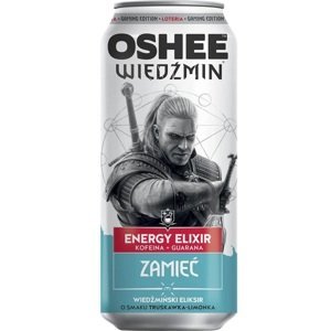 OSHEE The Witcher 500 ml sycený energetický drink s kofeinem Varianta: Jahoda - Limeta