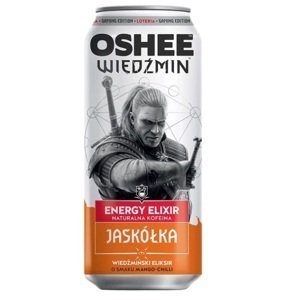 OSHEE The Witcher 500 ml sycený energetický drink s kofeinem Varianta: Mango - Chilli