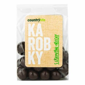Karobky s lískovými ořechy 100 g COUNTRY LIFE - EXP: 7/2022