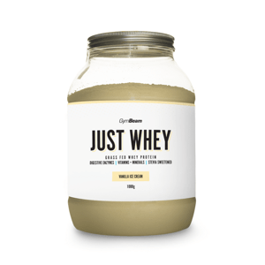 Protein Just Whey - GymBeam Množství: 1000 g, Příchuť: Bílá čokoláda - kokos