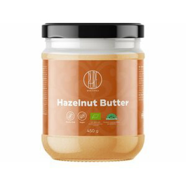 BrainMax Pure Hazelnut Butter, 100% Lískooříškový krém, BIO, 450 g - EXP 16/8/2023