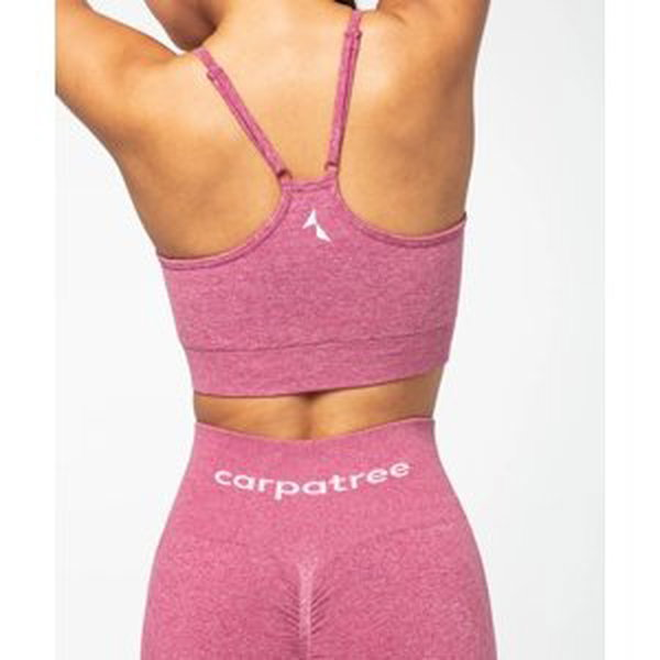 Carpatree Sportovní Podprsenka Seamless Allure™ Pink Melange Barva: Růžová, Velikost: XS