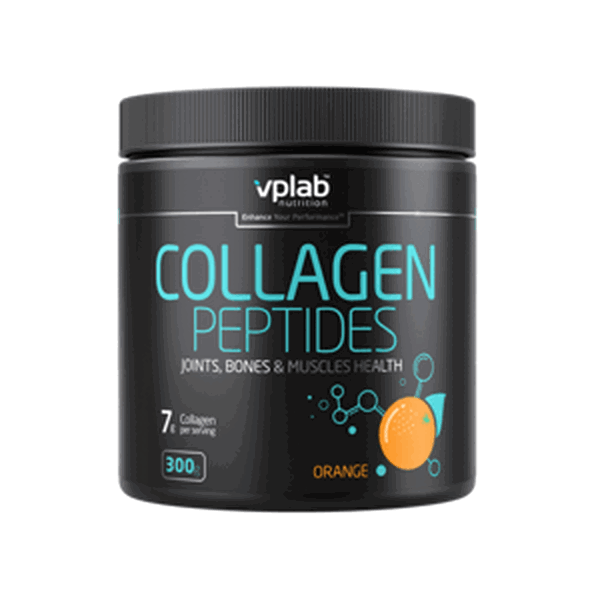 VPLAB nutrition VPLab Collagen Peptides, 300 g, hydrolyzovaný kolagen v sypké formě s vitaminem C a hořčíkem Varianta: Pomeranč