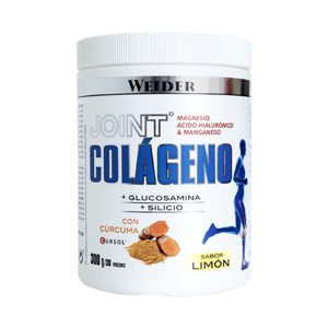 Weider Joint Collagen, 300g, sypká forma kolagenního hydrolyzátu, glukosamin, kurkuma, kyselina hyaluronová, hořčík Varianta: Citrón