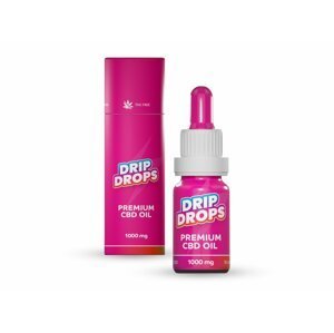 DripDrops Premium CBD Oil 1000 mg Varianta: CBD 10% konopné kapky prémiové kvality