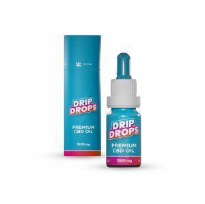 DripDrops Premium CBD Oil 1500 mg Varianta: CBD 15% konopné kapky prémiové kvality