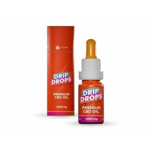 DripDrops Premium CBD Oil 3000 mg Varianta: CBD 30% konopné kapky prémiové kvality