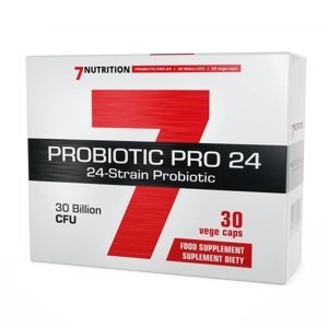 7NUTRITION Probiotic Pro 24, 30 cps Varianta: probiotikum obsahující 30 miliard probiotických organismů ve 24 různých kmenech