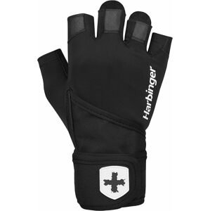 Harbinger 2.0 Pro Wristwrap Black, unisex fitness rukavice s omotávkou zápěstí Varianta: Velikost L