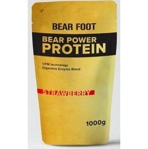 Bear Foot Nutrition Bear Foot Bear Power Protein 1000g, syrovátkový koncentrát CFM, izolát a hydrolyzát Varianta: Višeň