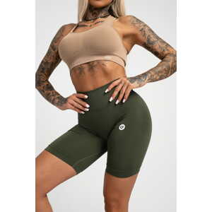 Gym Glamour Kraťásky Flexible Khaki Barva: Zelená, Velikost: M