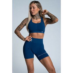 Gym Glamour Podprsenka Push Up Classic Blue Barva: Modrá, Velikost: XS