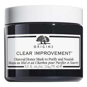 ORIGINS - Clear Improvement Charcoal Honey Mask - Pleťová maska