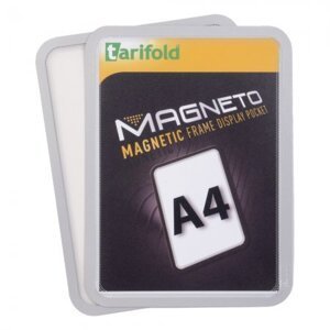 Magneto - magnetický rámeček A4, stříbrný - 2 ks