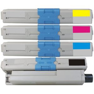 Texpo OKI 44973536 Bk+CMY - kompatibilní multipack všech barev C301
